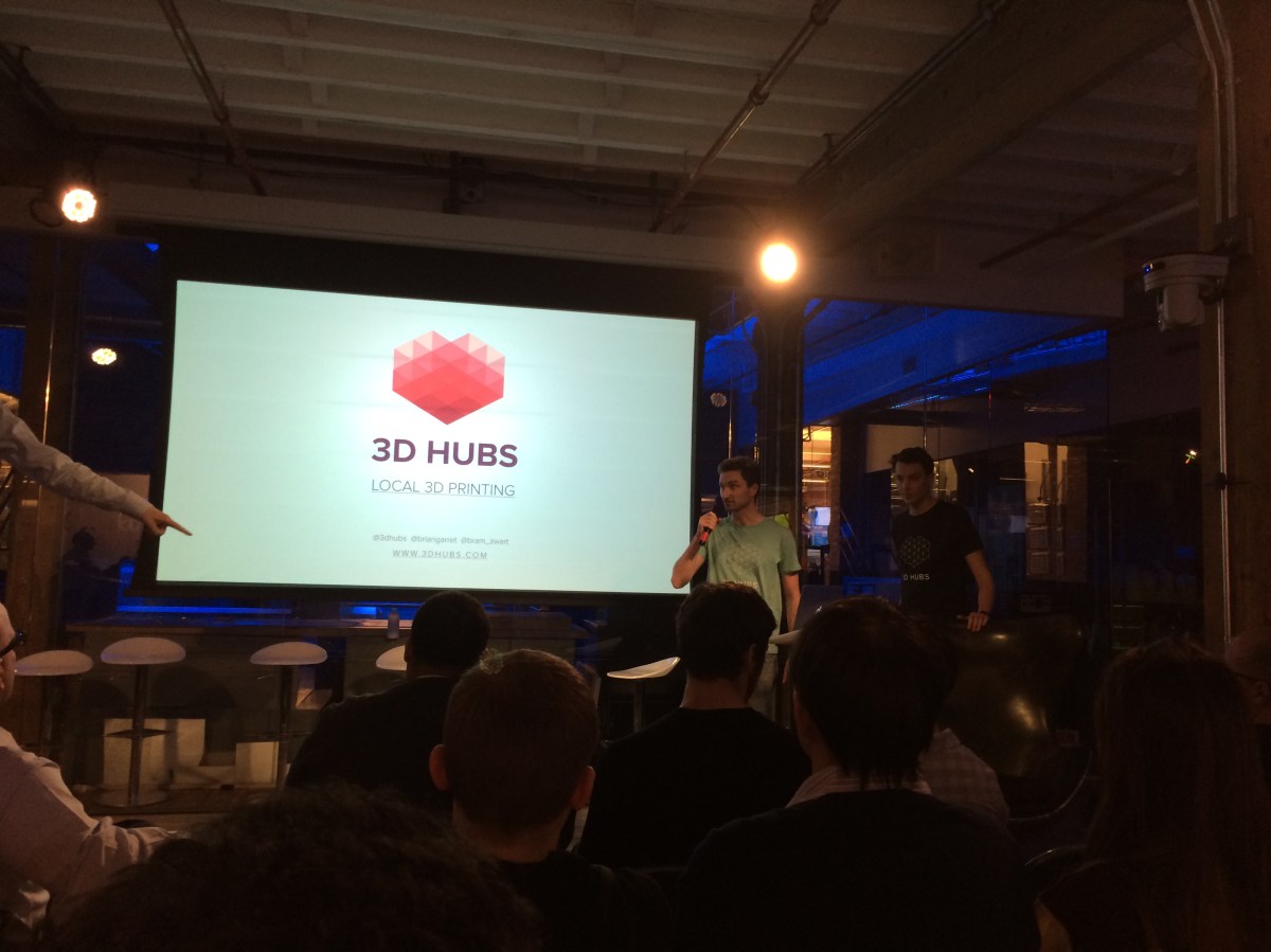 Brian Garret and Bram de Zwart, co-founder, 3D Hubs:  3D Hubs is world's largest platform connecting 3D printer owners with people who want to print. We are on a mission to make 3D printing truly local and accessible.